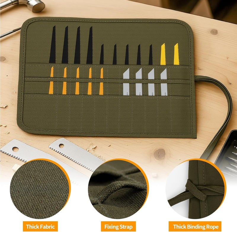 JCWPVA Portable Saw Blade Storage Case - Lightweight and Easy to Carry for Reciprocating, Wood Pruning Saw Blades - Perfect for DIY, Professional Craftsmen, Construction Workers (Case Only) - Image 5